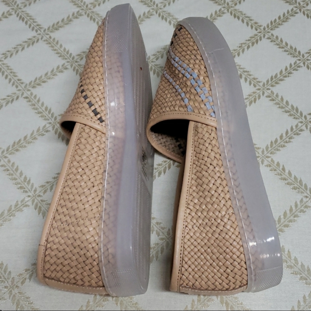 Free People Natural Santorini Leather Slip ons - 9 - Picture 12 of 13